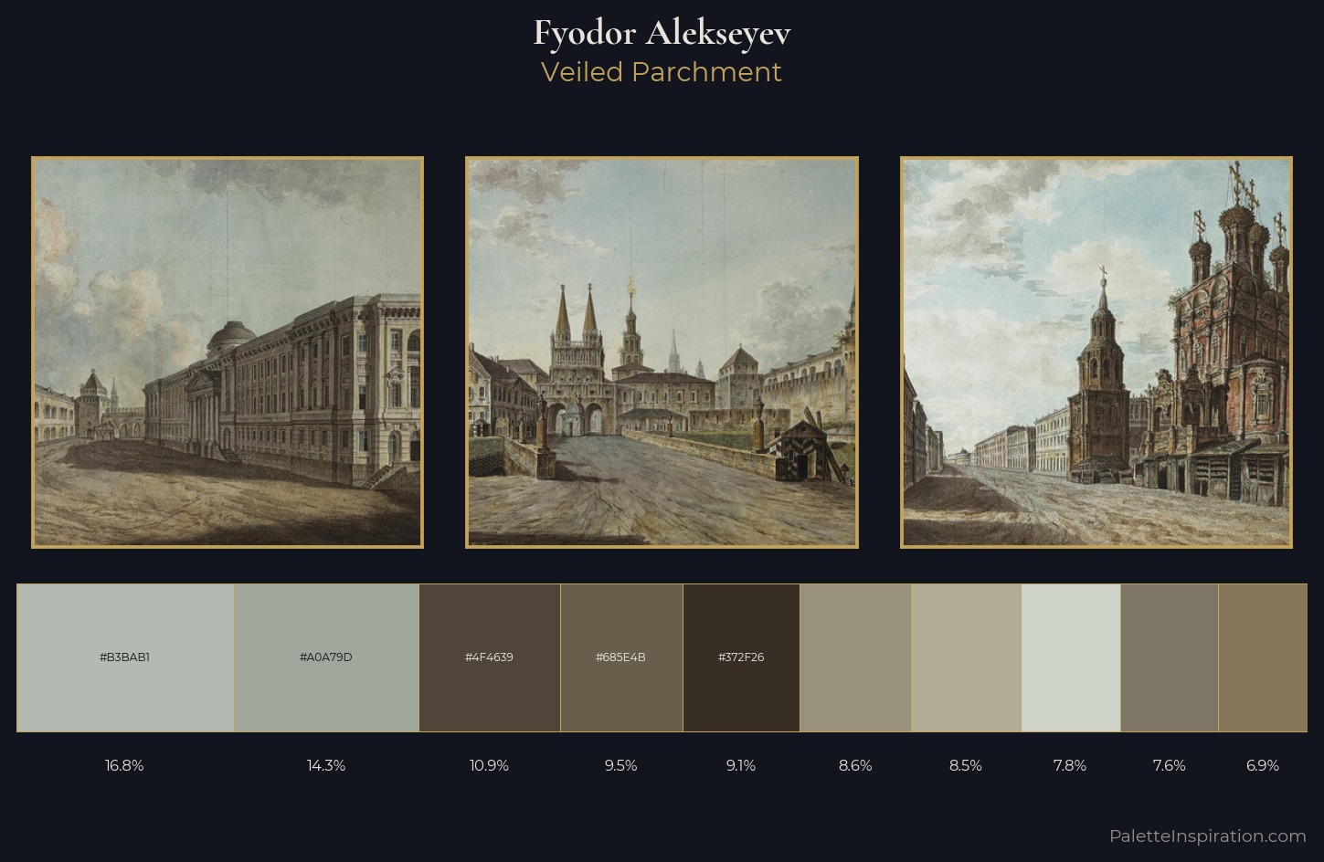 Fyodor Alekseyev Palette 8 — Veiled Parchment