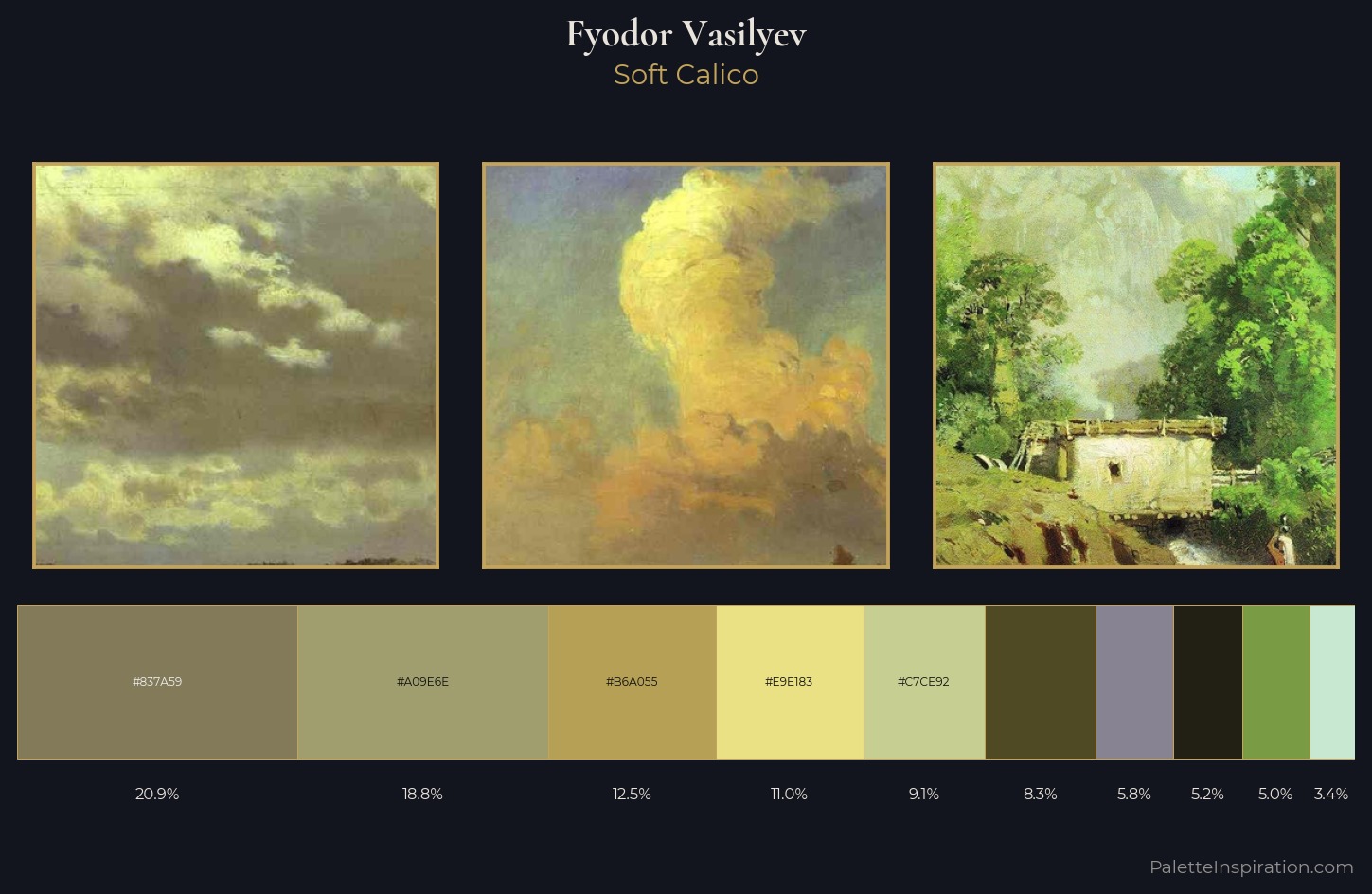 Fyodor Vasilyev Palette 4 — Soft Calico