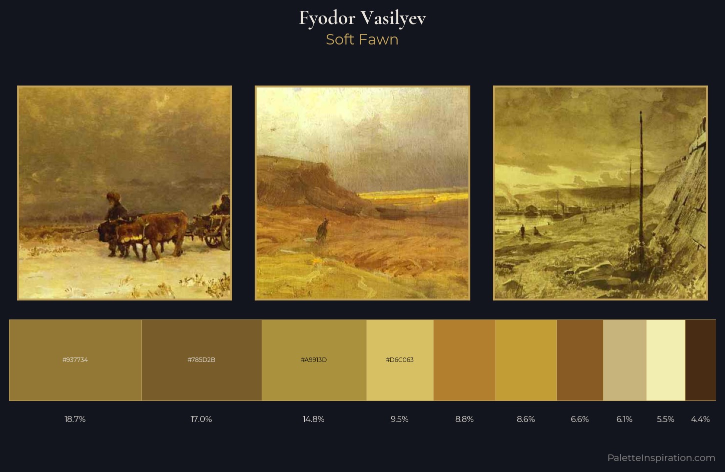 Fyodor Vasilyev Palette 5 — Soft Fawn
