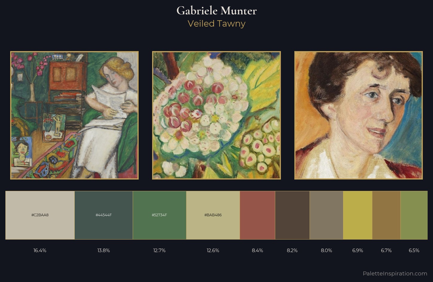 Gabriele Munter Palette 1 — Veiled Tawny