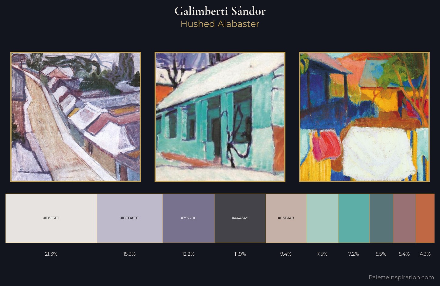 Galimberti Sándor Palette 1 — Hushed Alabaster