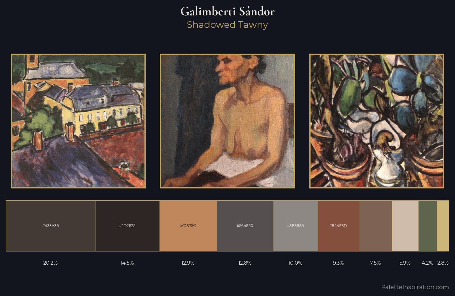 Galimberti Sándor Palette 4 — Shadowed Tawny