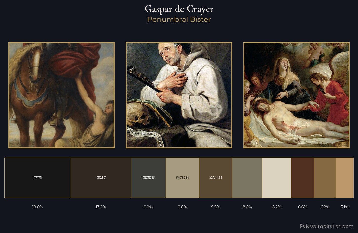 Gaspar de Crayer Palette 2 — Penumbral Bister