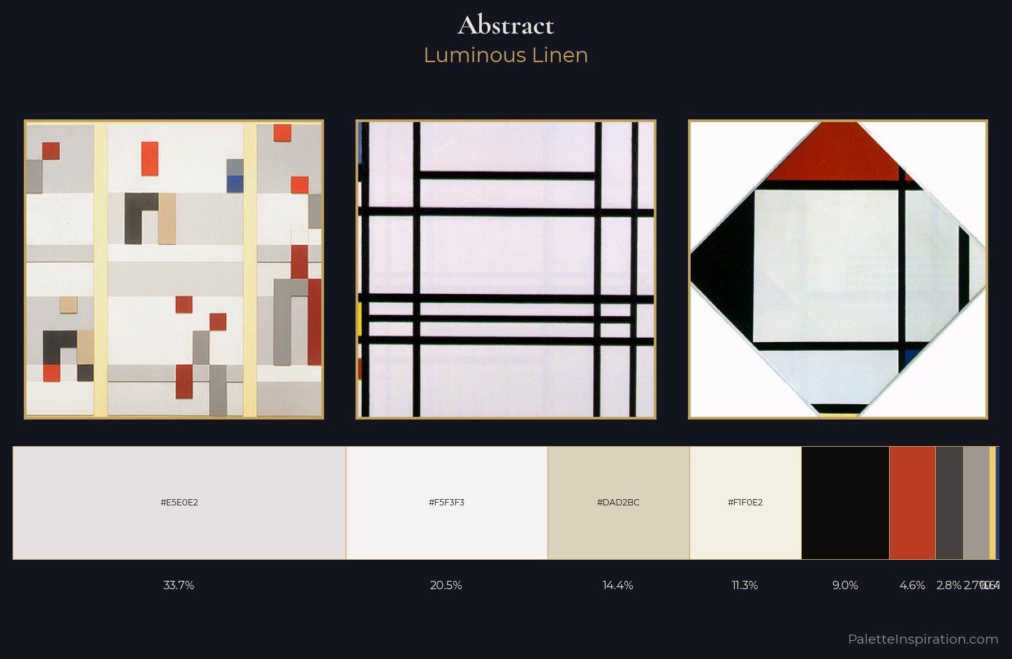 abstract Palette 2 — Luminous Linen