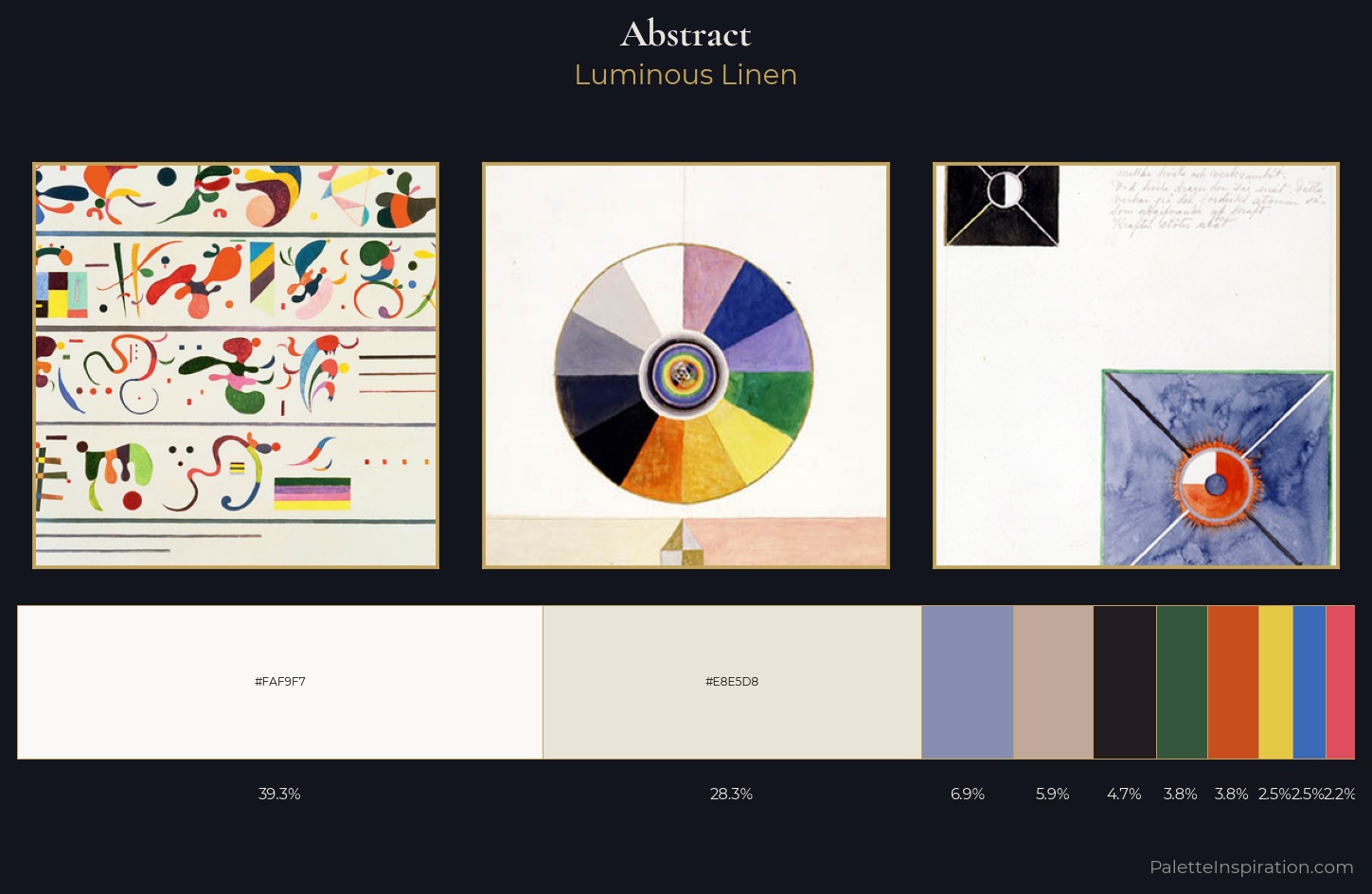abstract Palette 5 — Luminous Linen