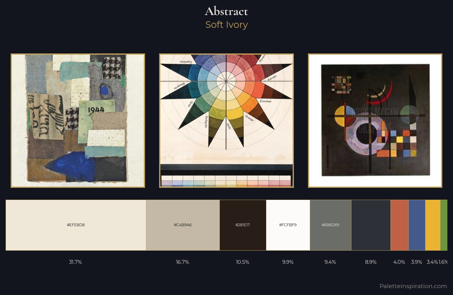 abstract Palette 8 — Soft Ivory