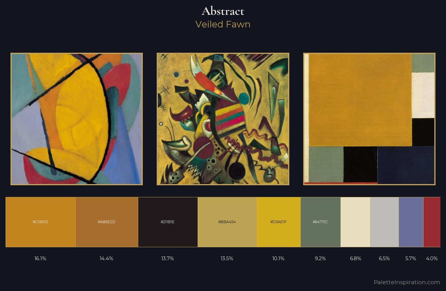 abstract Palette 11 — Veiled Fawn