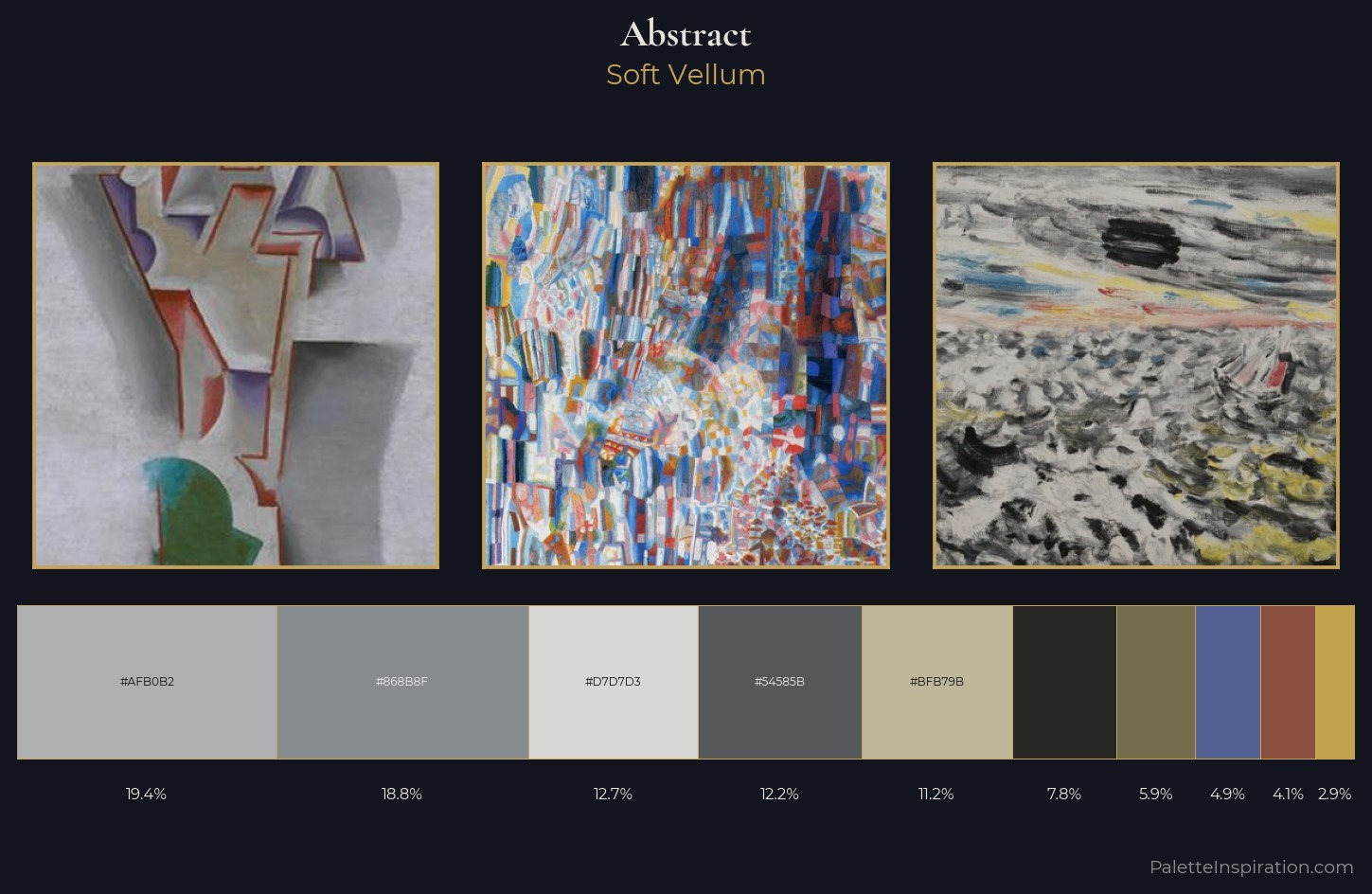 abstract Palette 14 — Soft Vellum