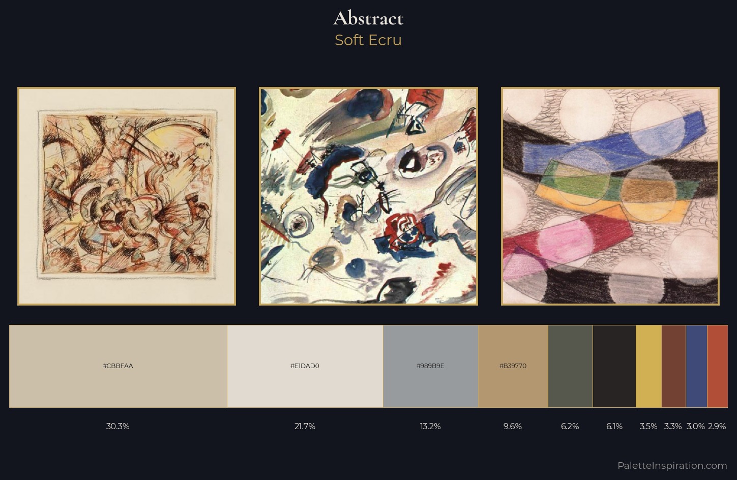 abstract Palette 18 — Soft Ecru
