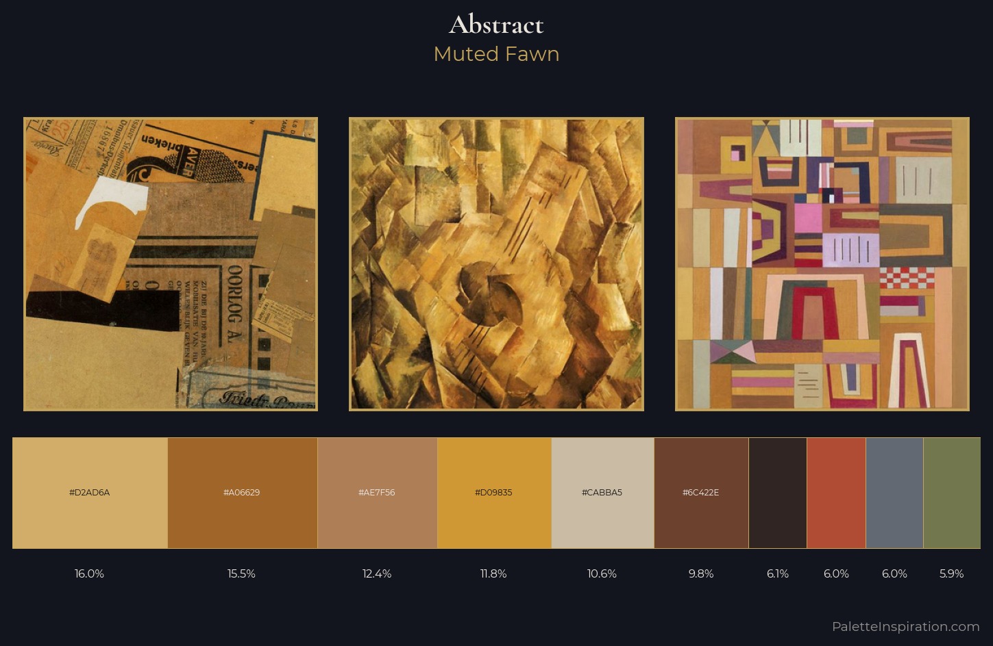 abstract Palette 23 — Muted Fawn