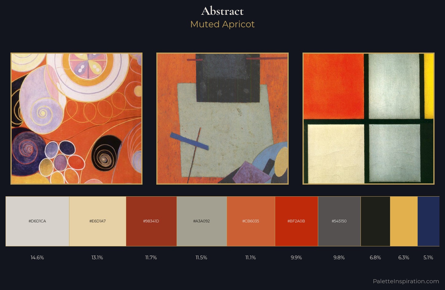 abstract Palette 24 — Muted Apricot