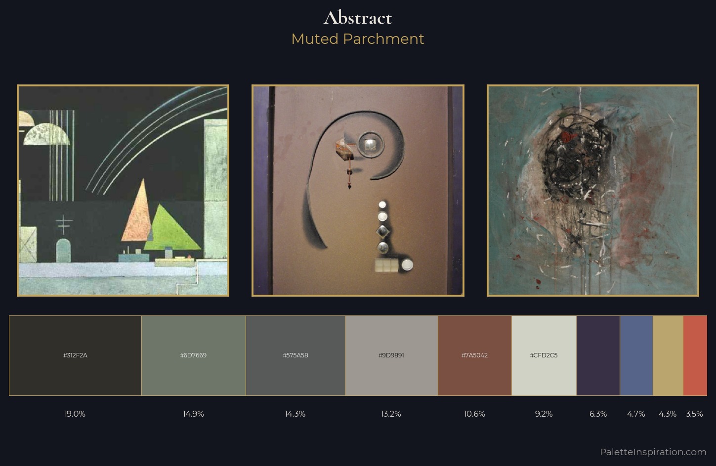 abstract Palette 26 — Muted Parchment