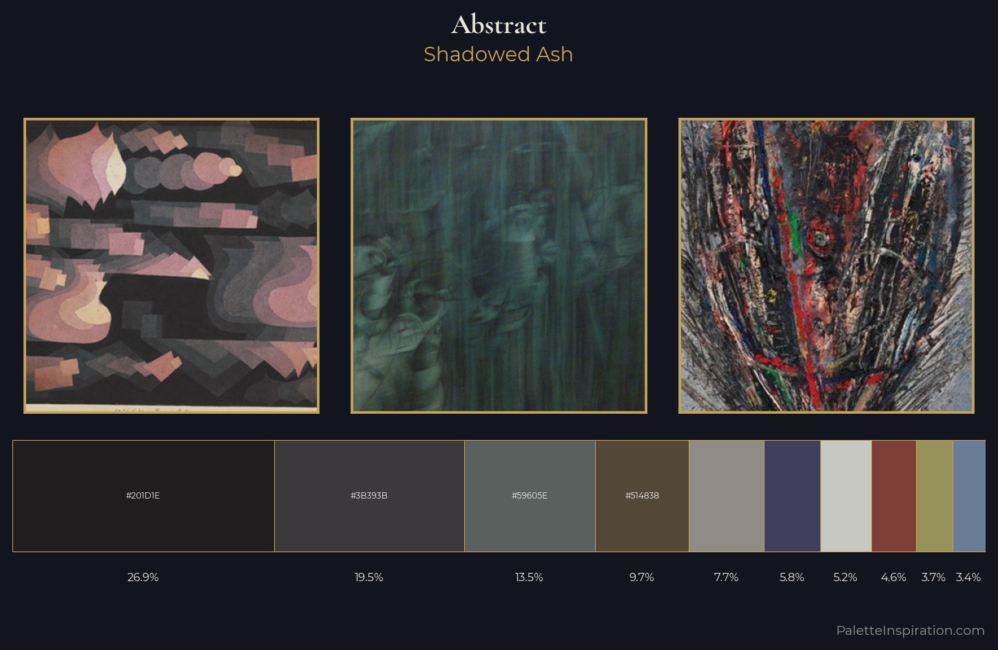 abstract Palette 32 — Shadowed Ash
