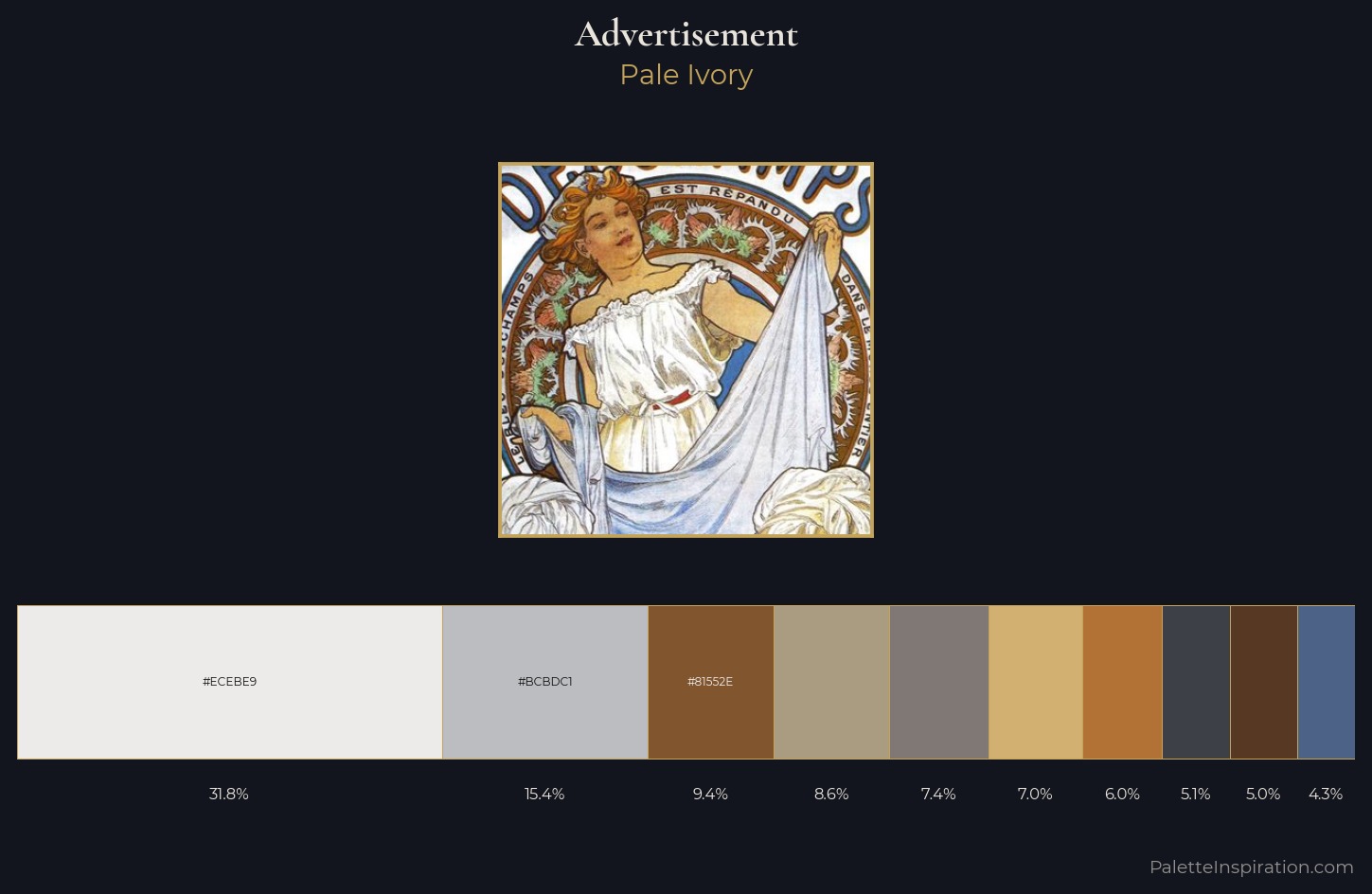 advertisement Color Palette