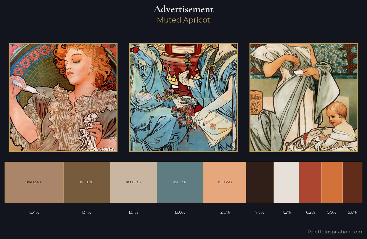 advertisement Palette 2 — Muted Apricot