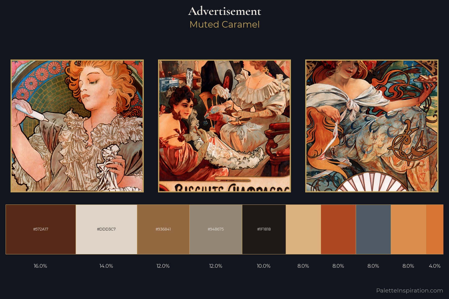 advertisement Master Palette — Muted Caramel
