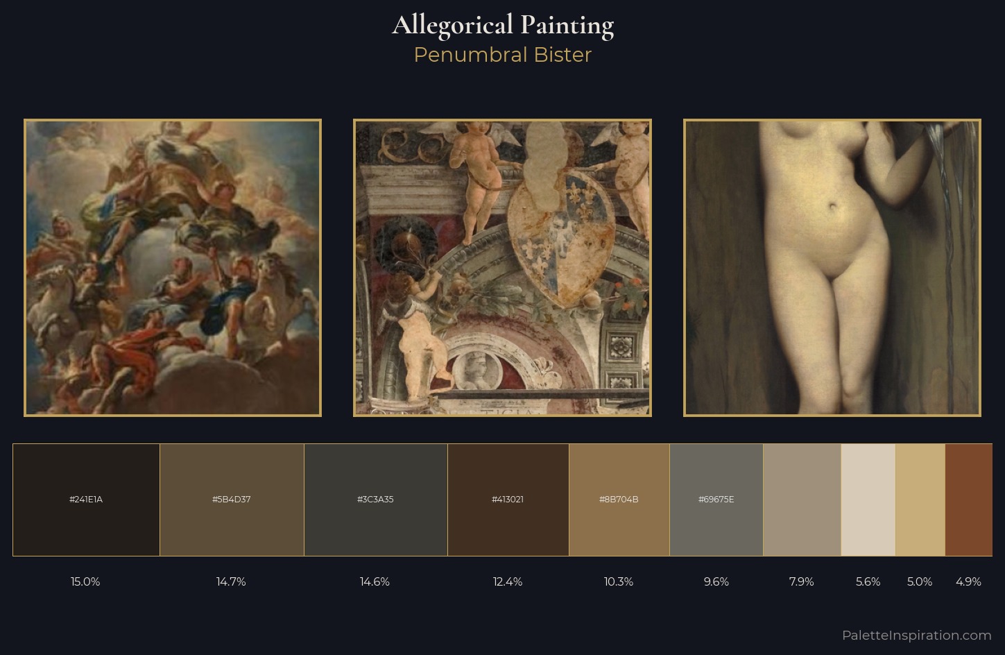 allegorical painting Palette 26 — Penumbral Bister