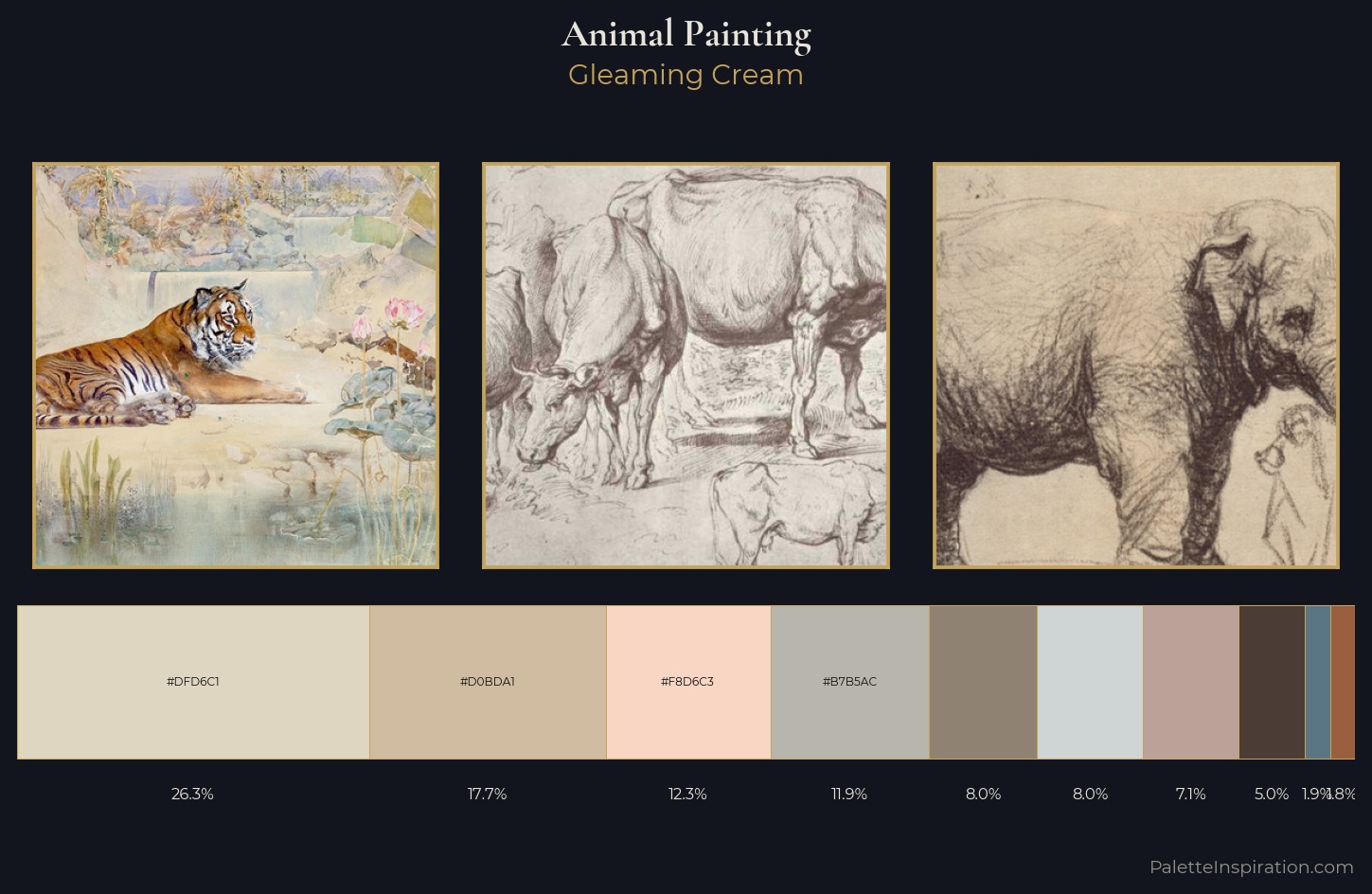 animal painting Color Palette