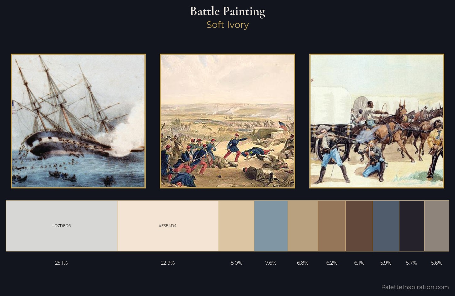battle painting Palette 2 — Soft Ivory