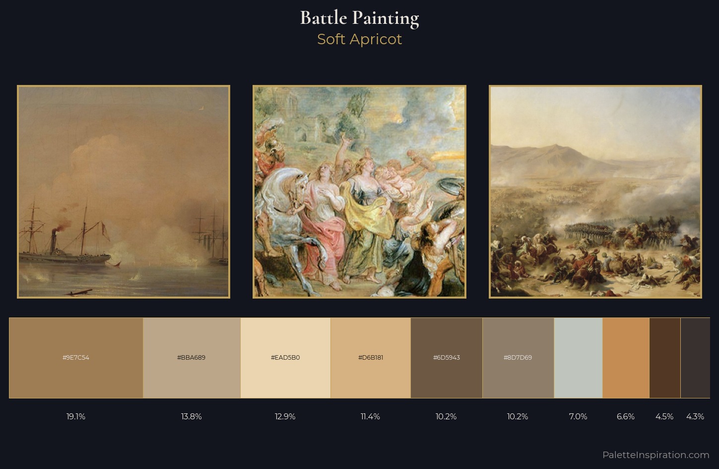battle painting Palette 3 — Soft Apricot