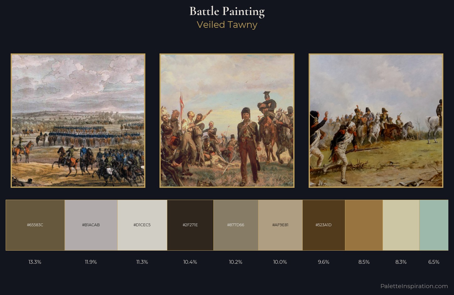 battle painting Palette 5 — Veiled Tawny