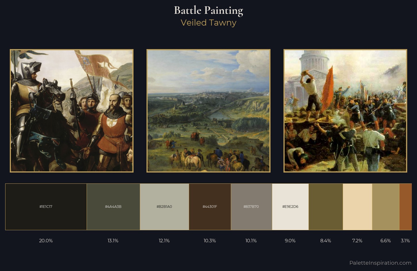 battle painting Palette 11 — Veiled Tawny
