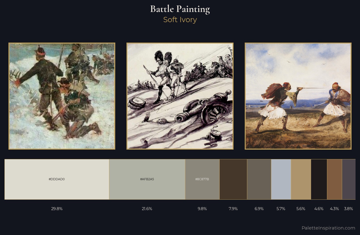 battle painting Palette 12 — Soft Ivory