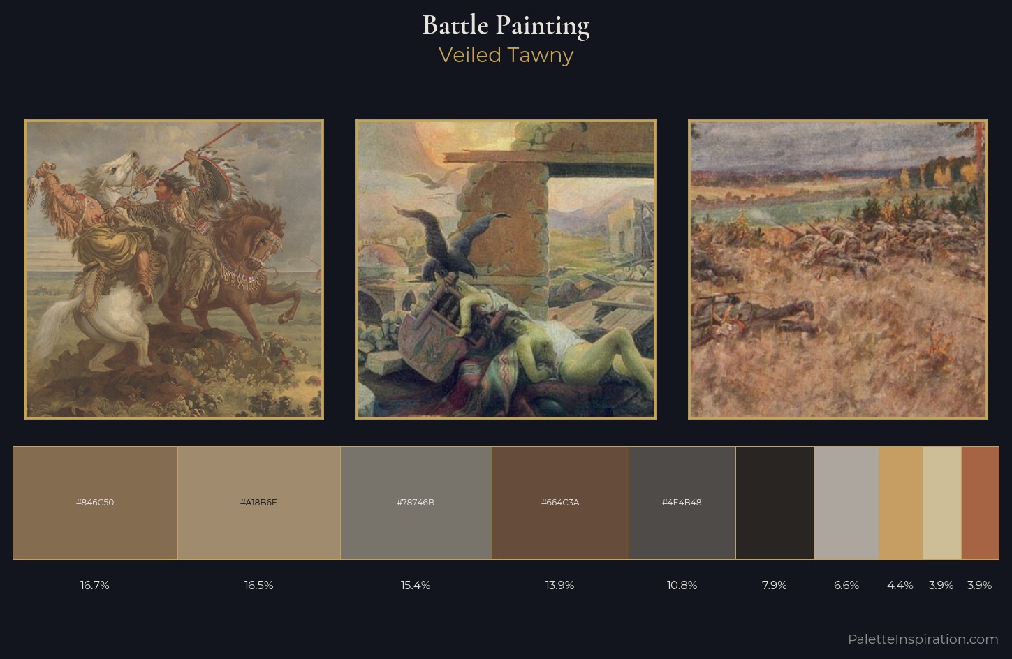 battle painting Palette 14 — Veiled Tawny