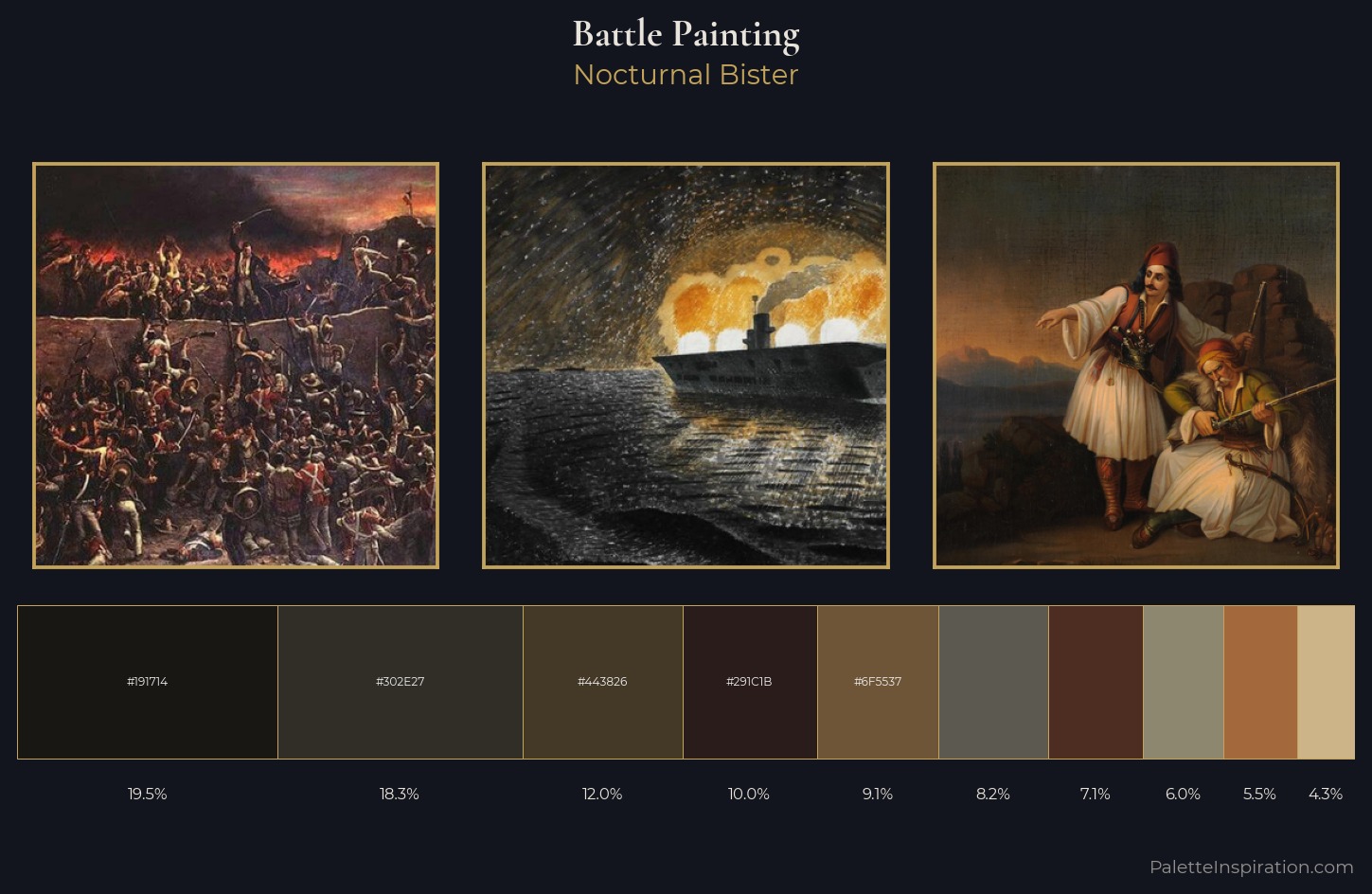 battle painting Palette 25 — Nocturnal Bister