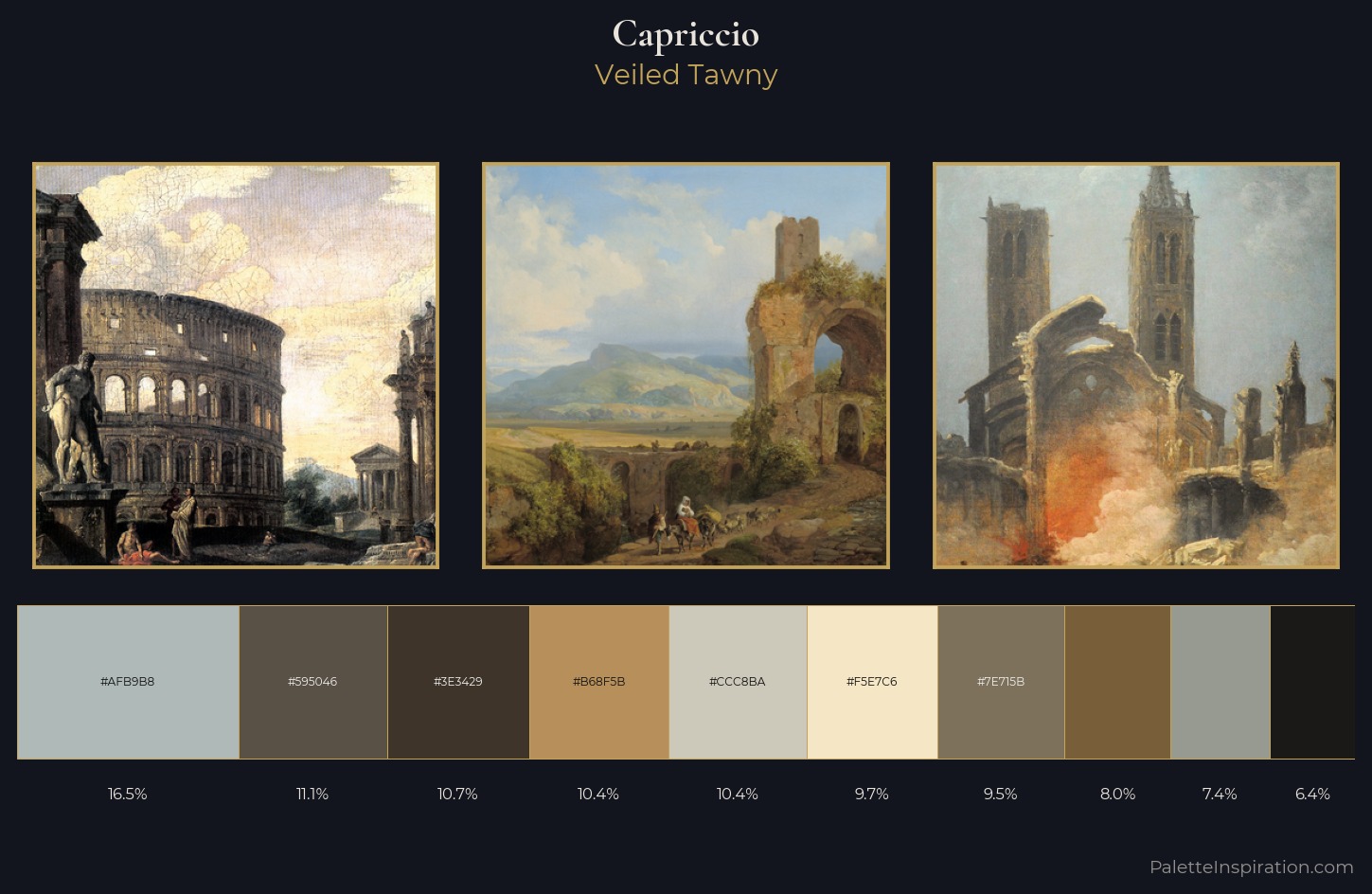 capriccio Palette 3 — Veiled Tawny
