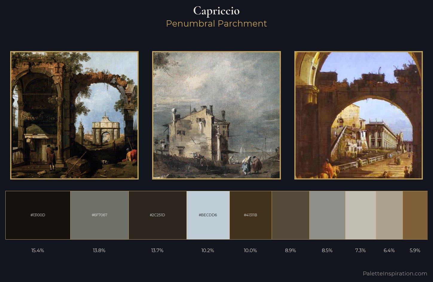 capriccio Palette 9 — Penumbral Parchment