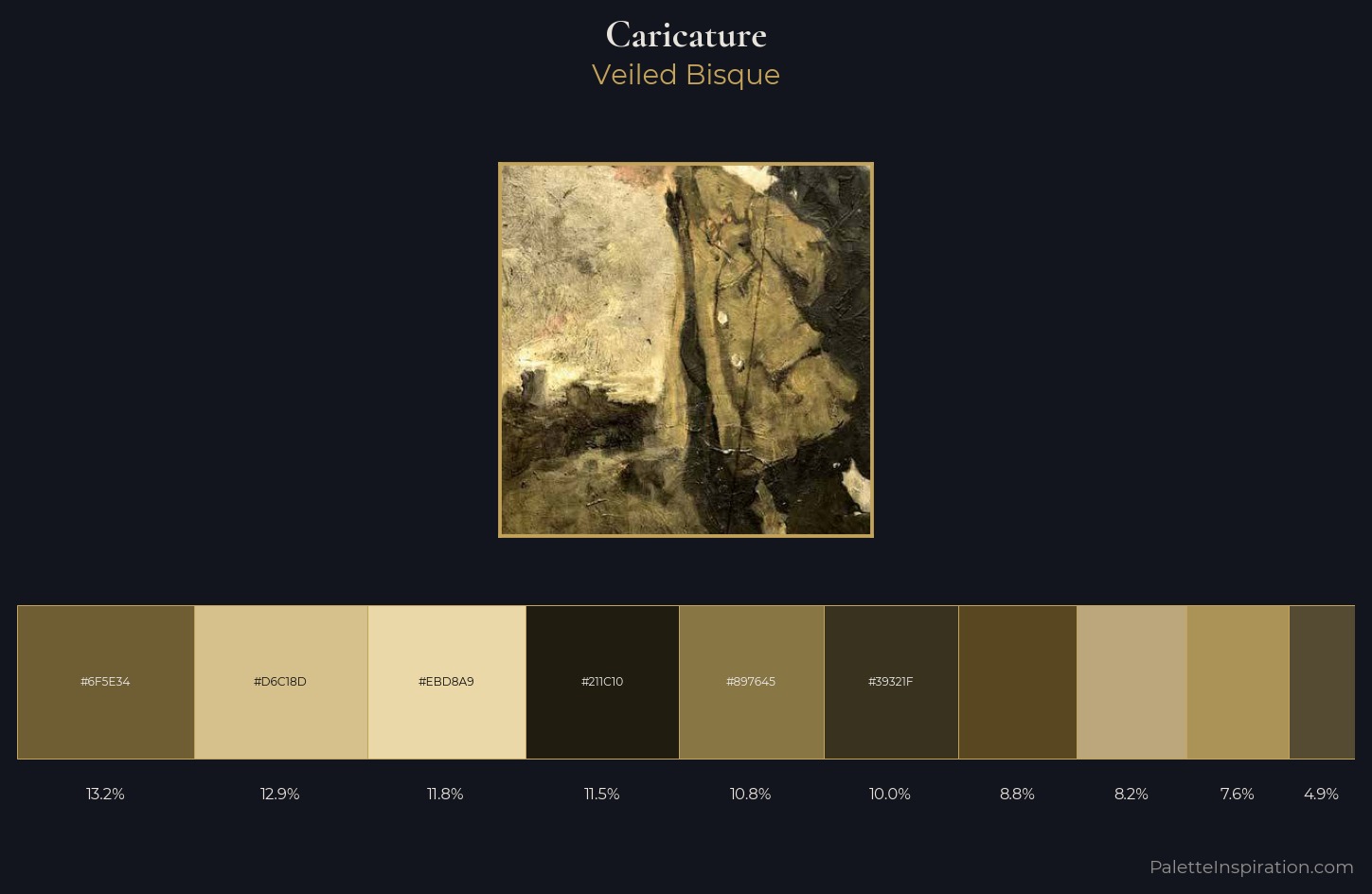 caricature Palette 4 — Veiled Bisque