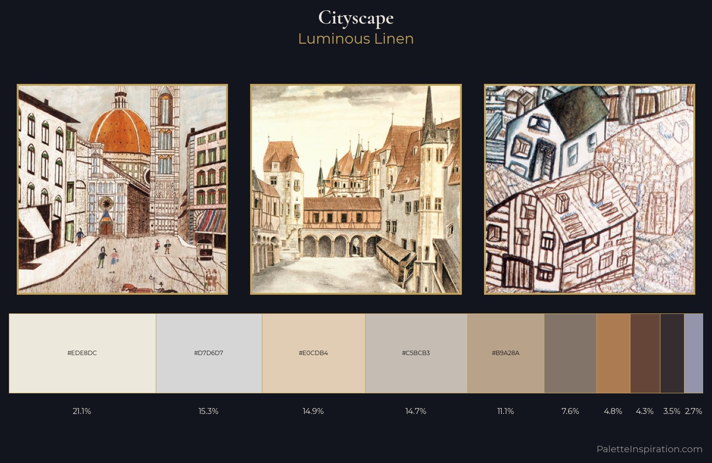 cityscape Palette 2 — Luminous Linen
