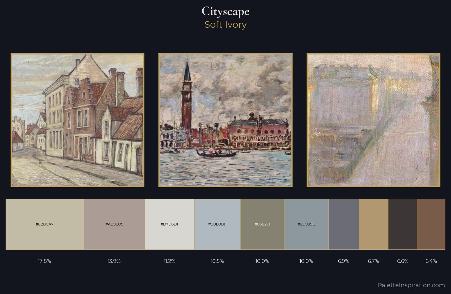 cityscape Palette 6 — Soft Ivory