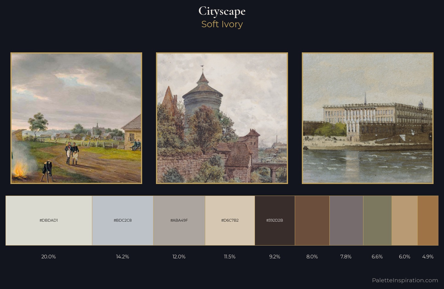 cityscape Palette 7 — Soft Ivory