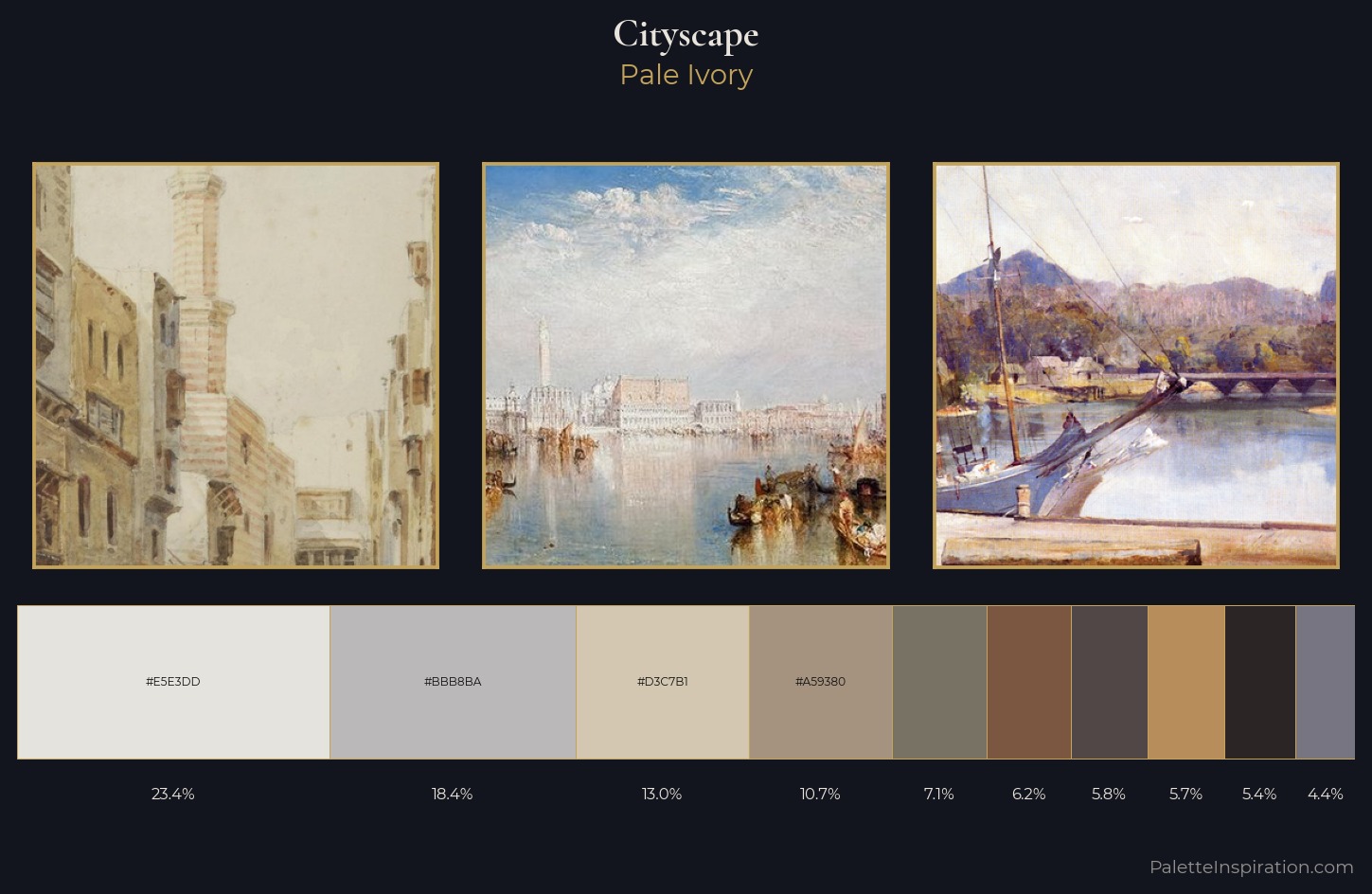 cityscape Palette 11 — Pale Ivory