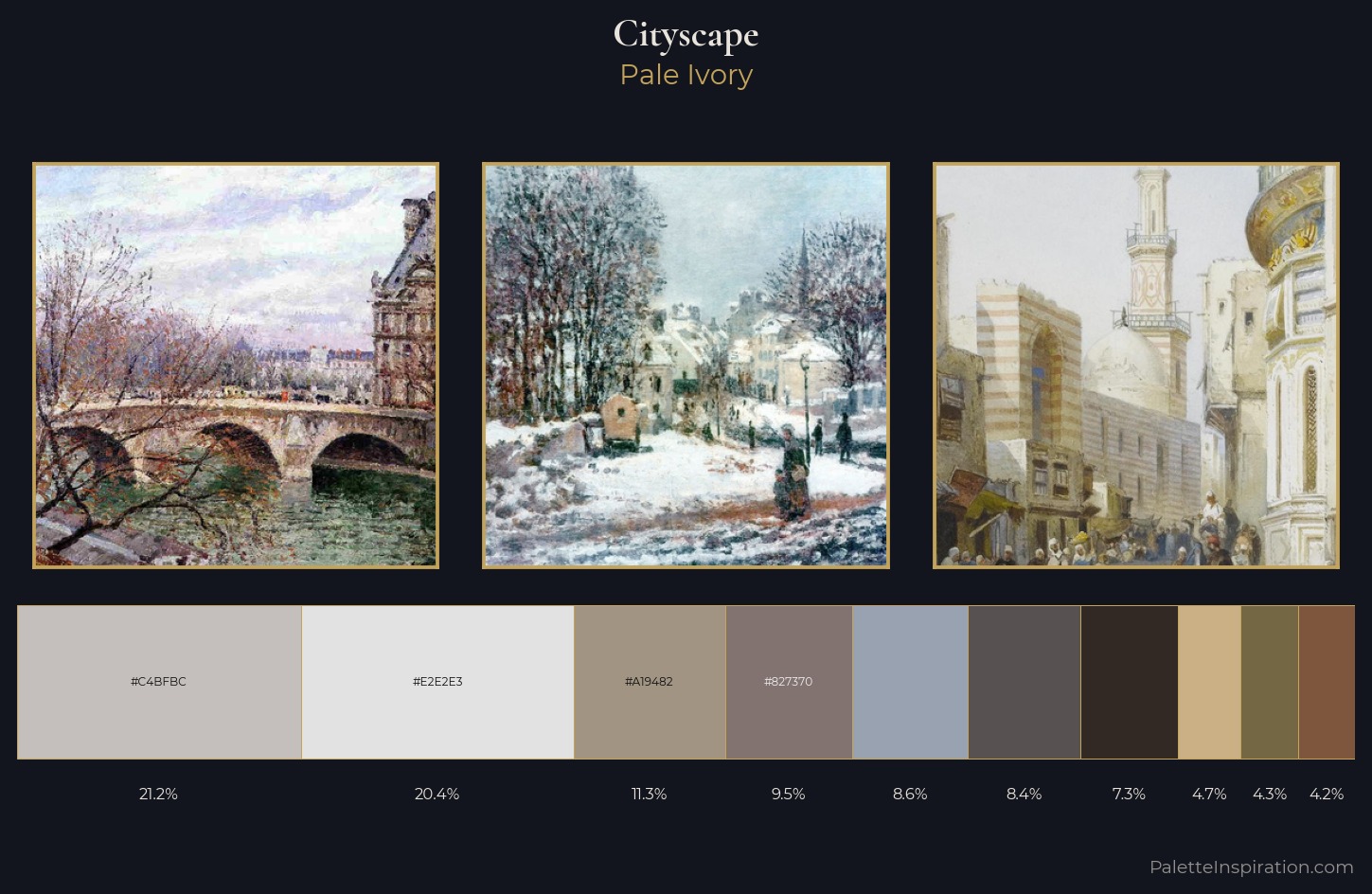 cityscape Palette 12 — Pale Ivory