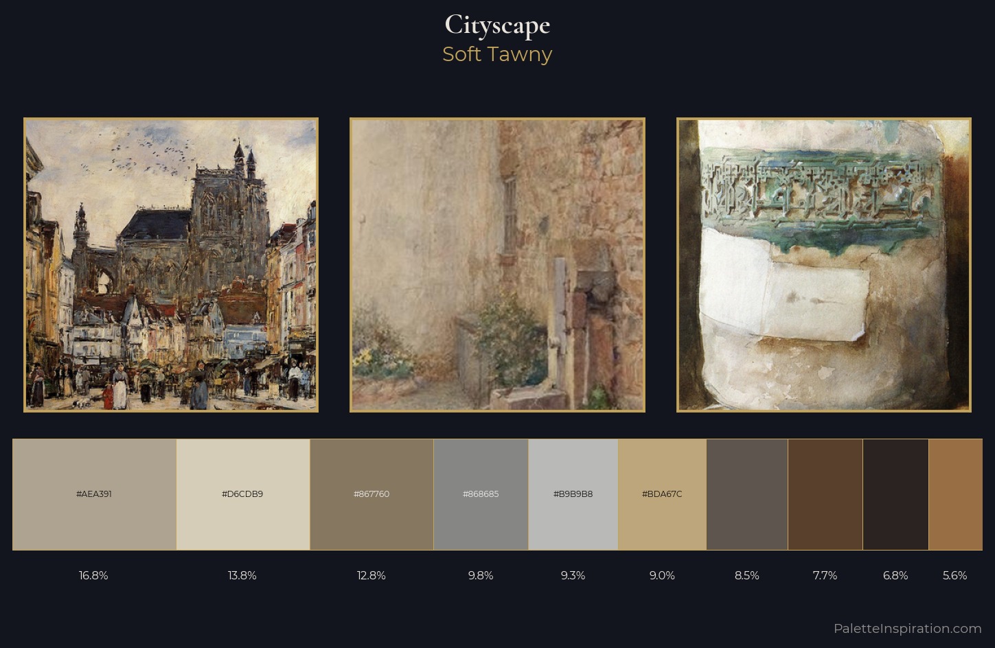cityscape Palette 15 — Soft Tawny