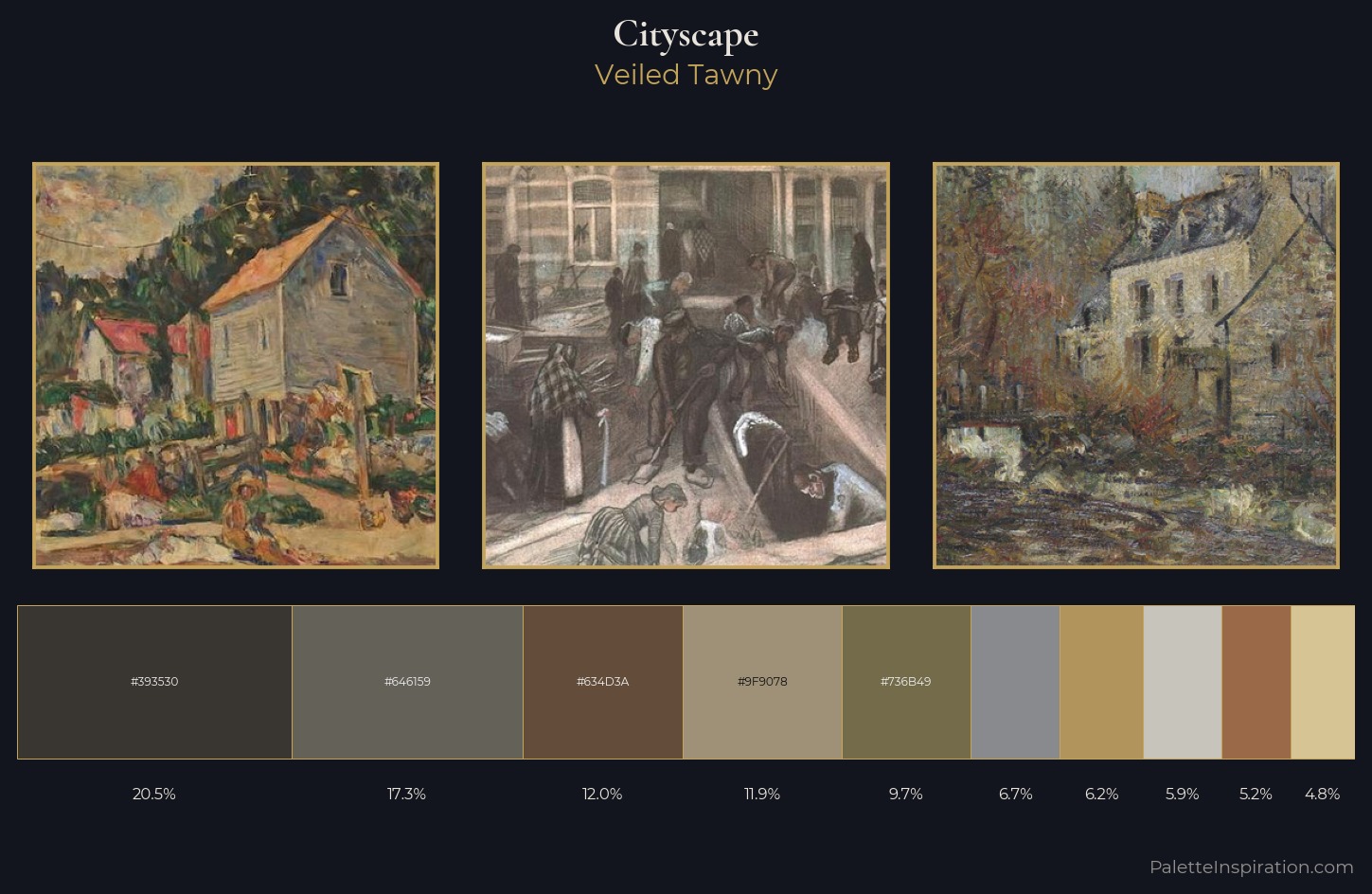 cityscape Palette 16 — Veiled Tawny