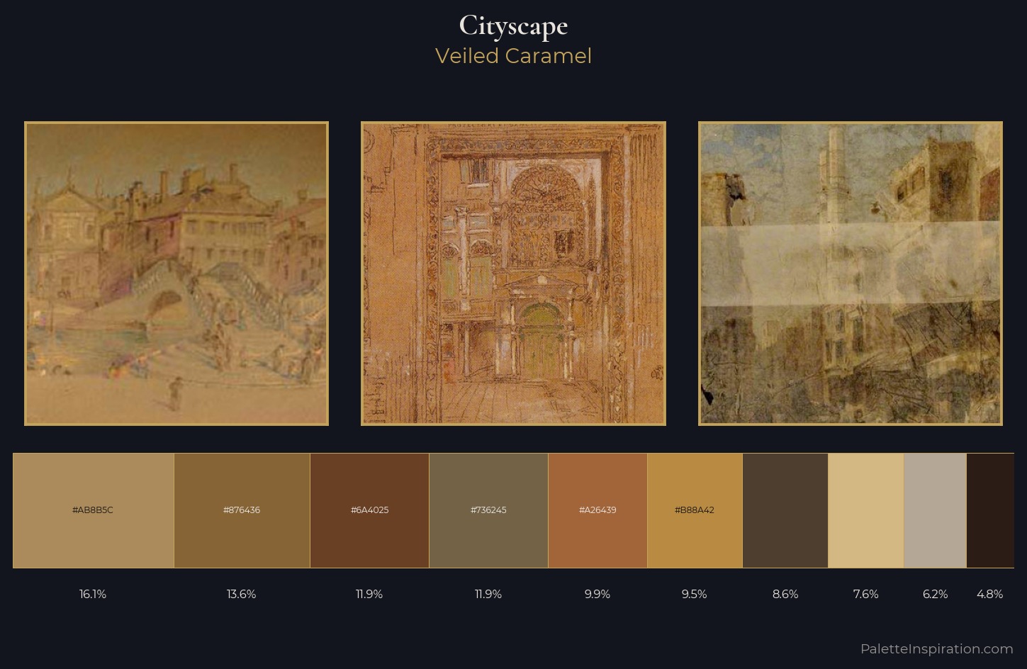cityscape Palette 27 — Veiled Caramel