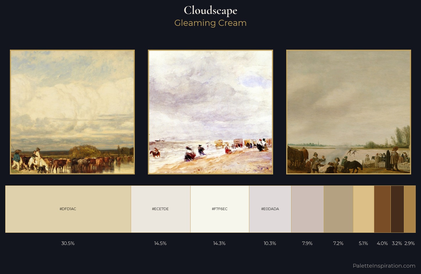 cloudscape Palette 1 — Gleaming Cream