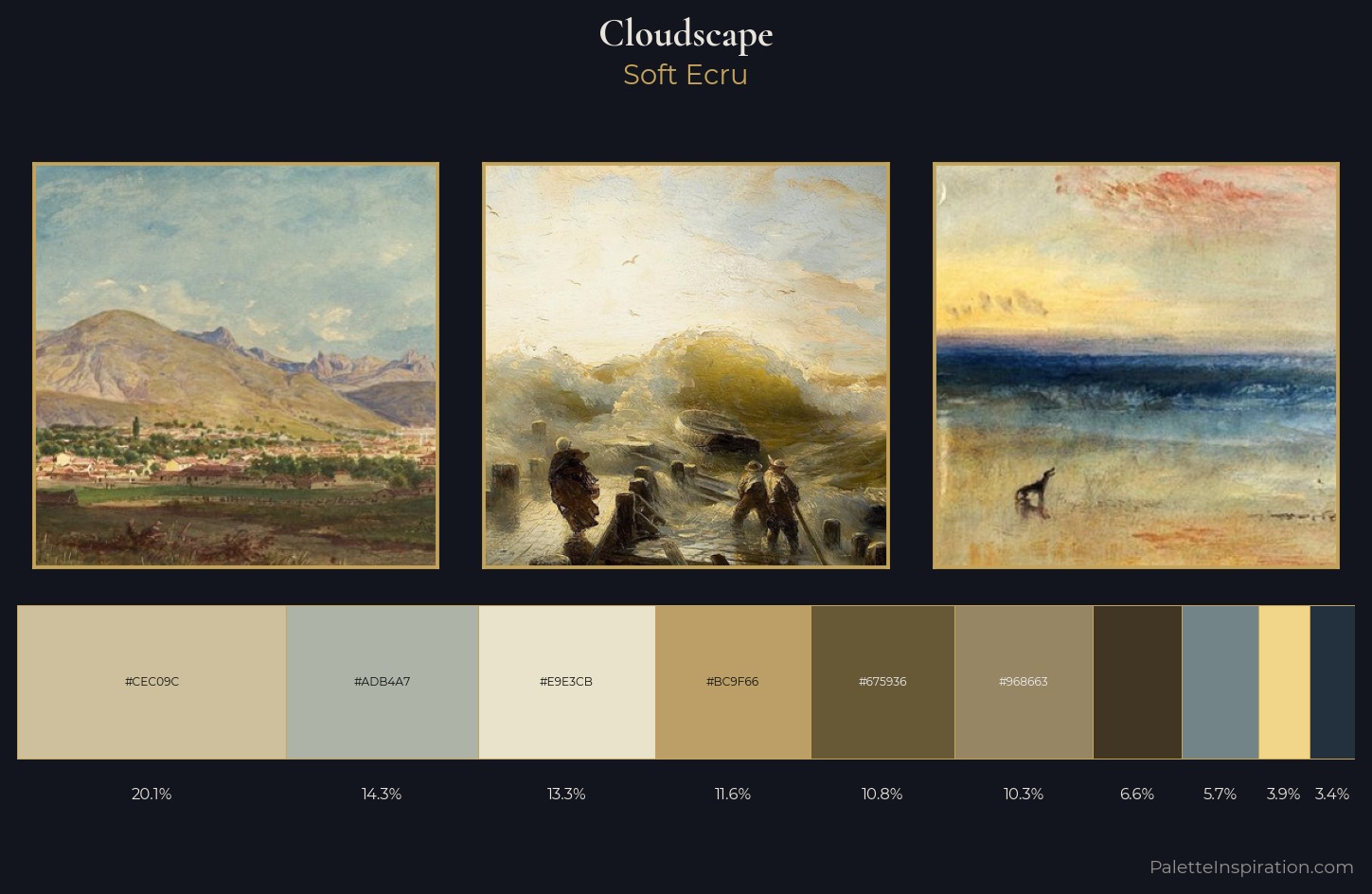 cloudscape Palette 7 — Soft Ecru