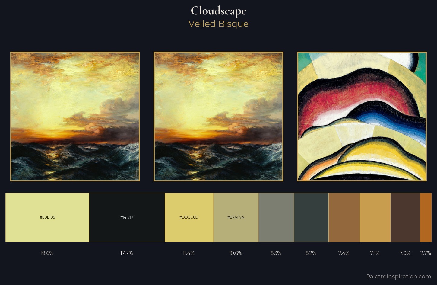 cloudscape Palette 12 — Veiled Bisque