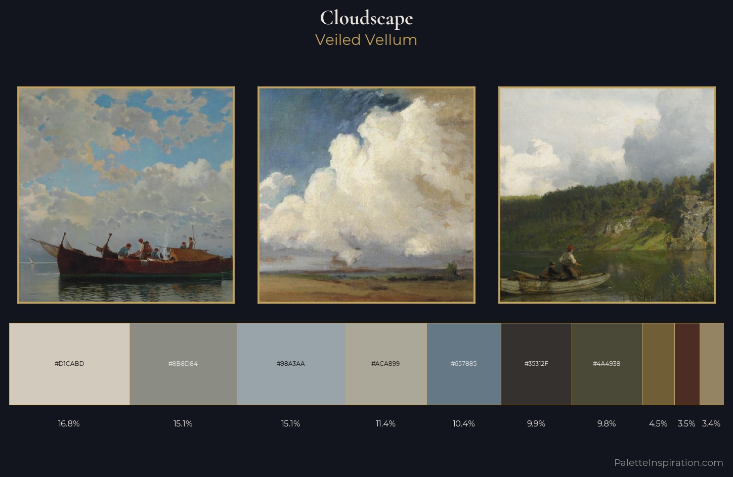 cloudscape Palette 14 — Veiled Vellum