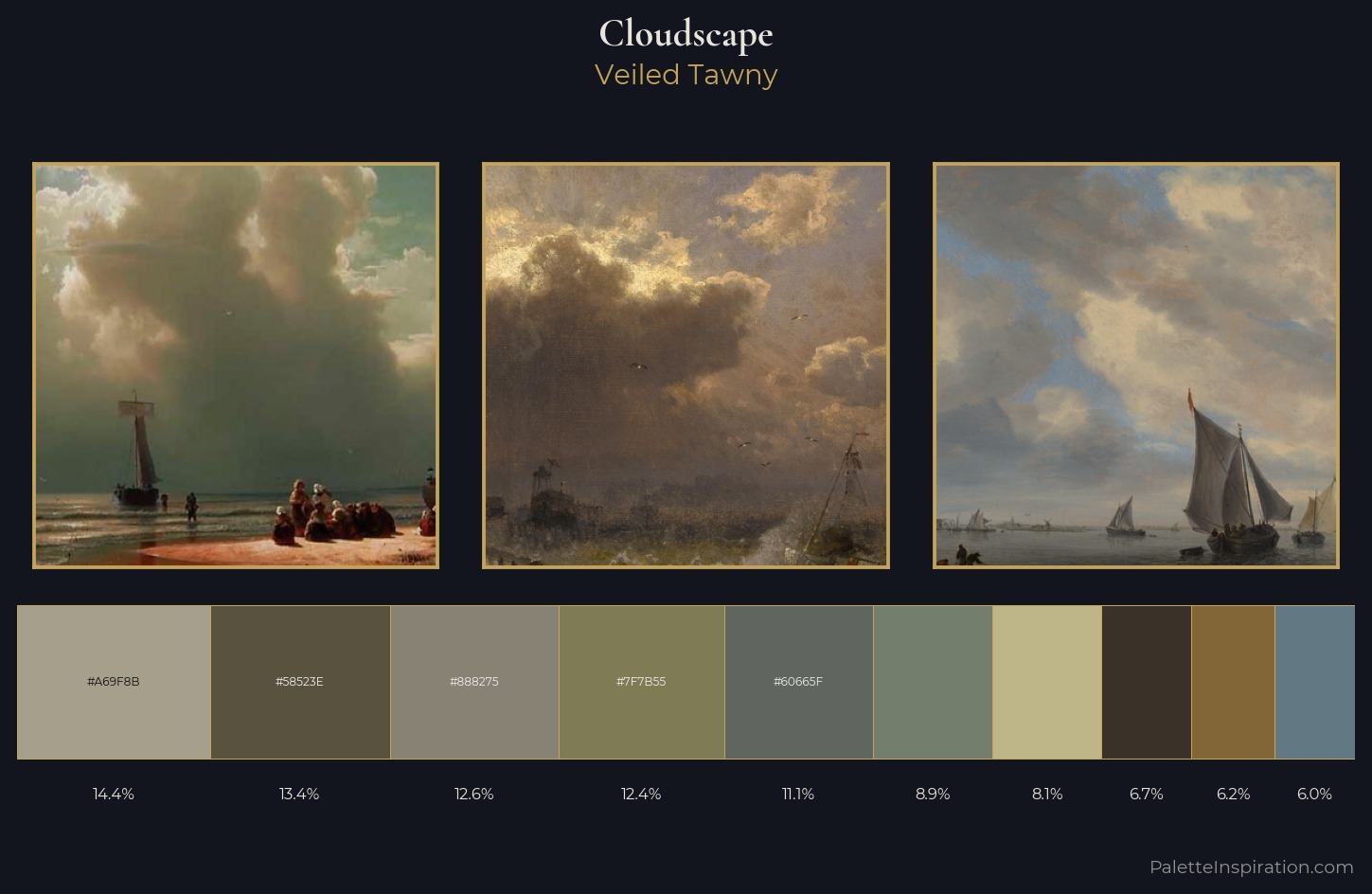 cloudscape Palette 16 — Veiled Tawny