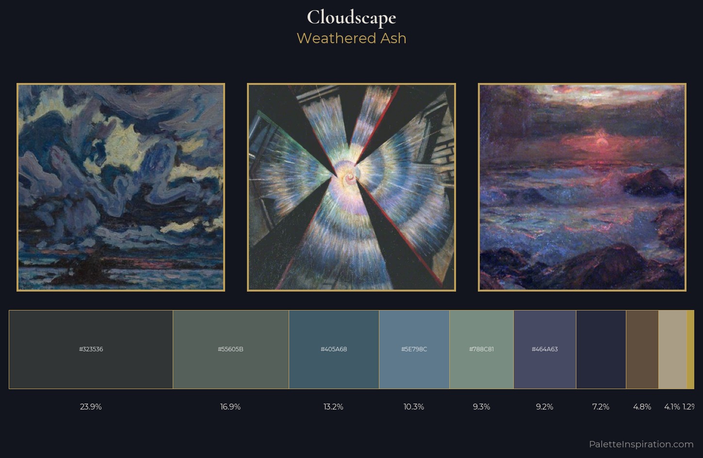 cloudscape Palette 24 — Weathered Ash