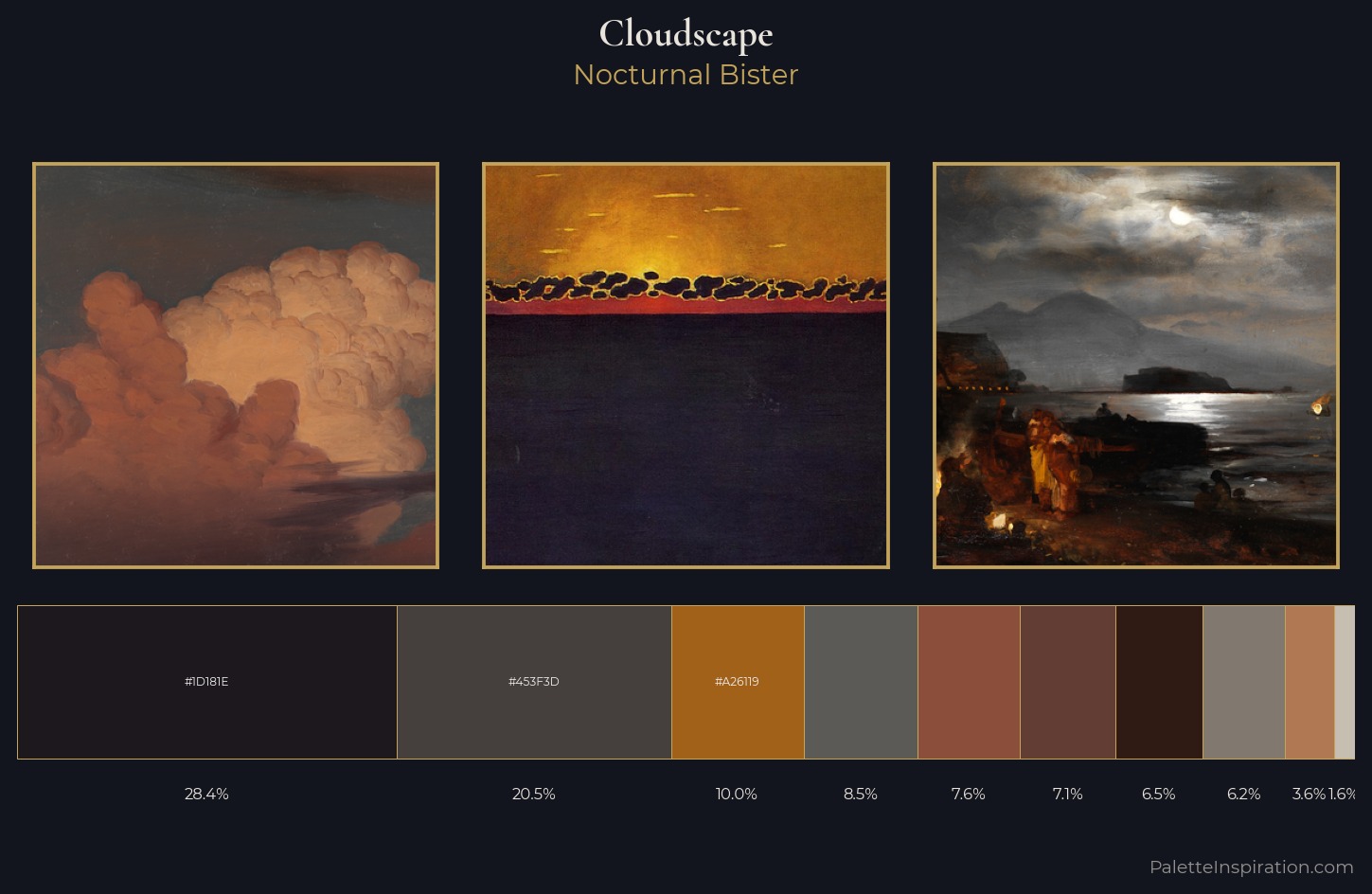 cloudscape Palette 25 — Nocturnal Bister