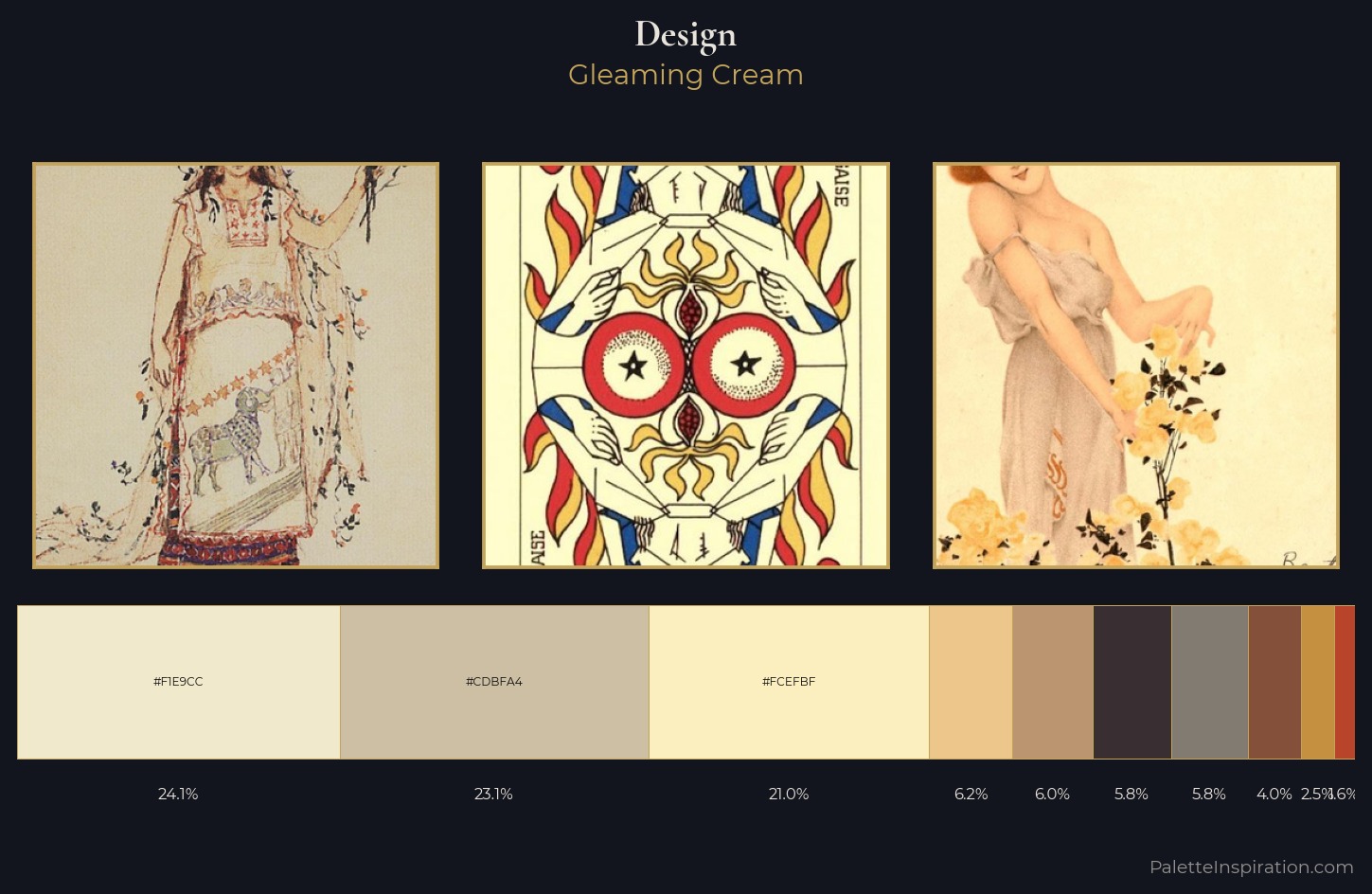 design Palette 2 — Gleaming Cream