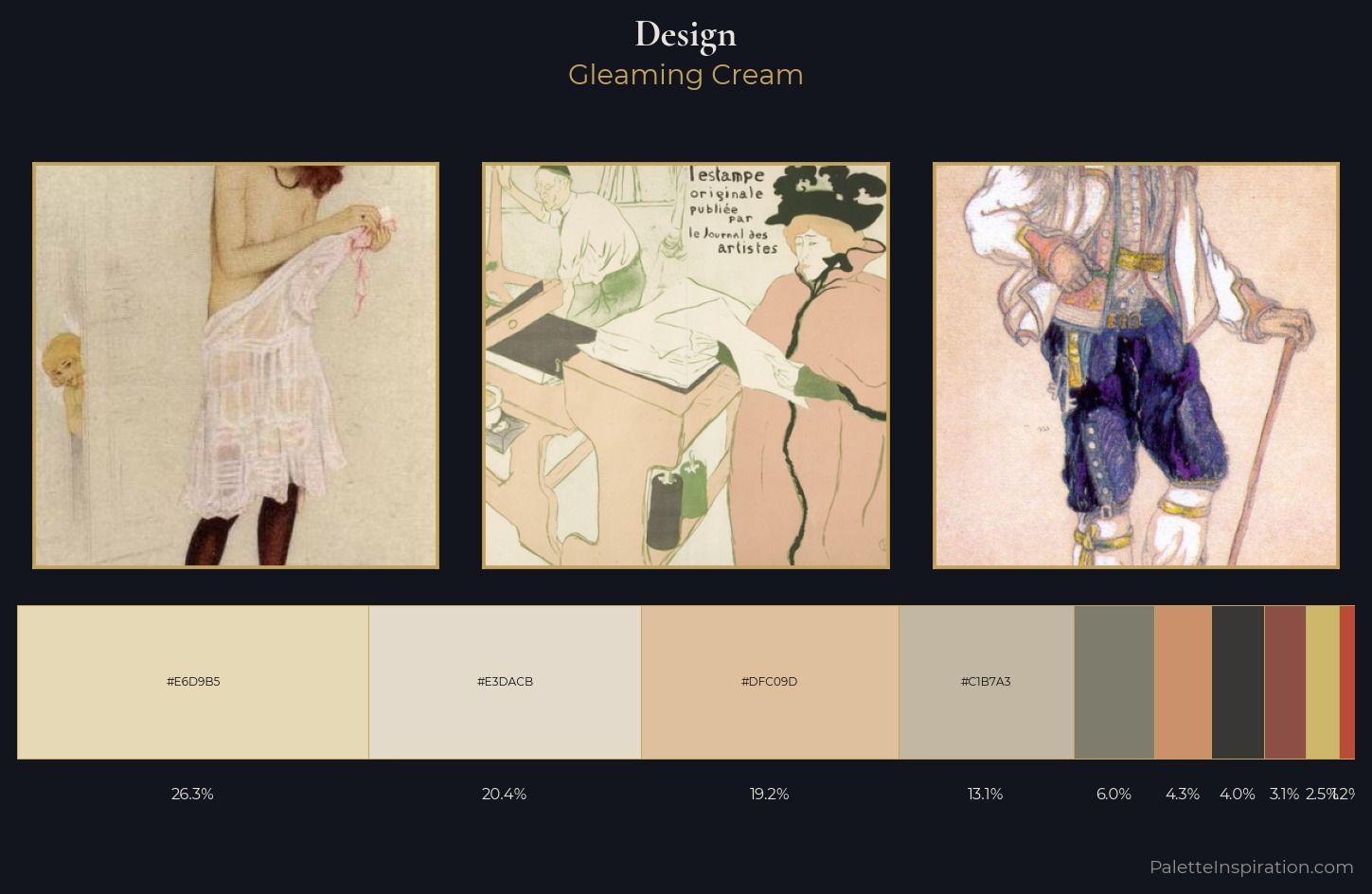 design Palette 3 — Gleaming Cream