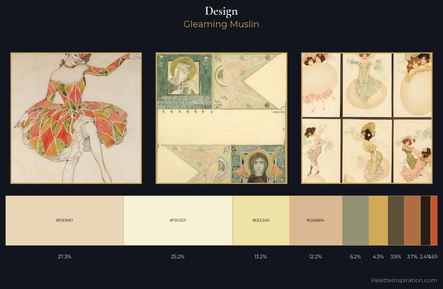 design Palette 4 — Gleaming Muslin